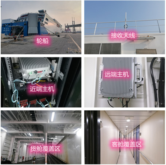  海城海上游轮轮船渔船覆盖案例